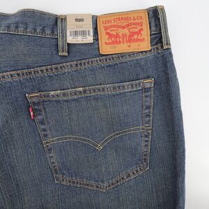 NEW Levi's 559 Relaxed Straight Jeans Dark Wash Men 52x28